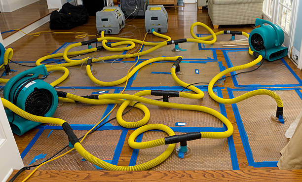 Professional Crawl Space Water Removal technician working in Lawnside, NJ